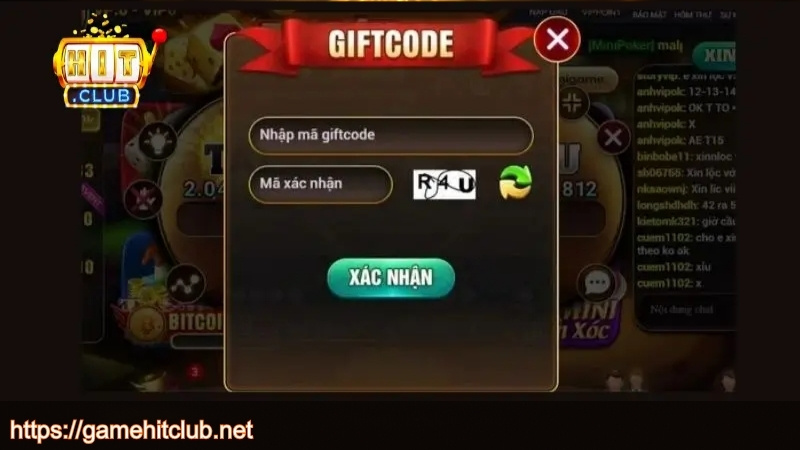 Giftcode HITCLUB là gì?