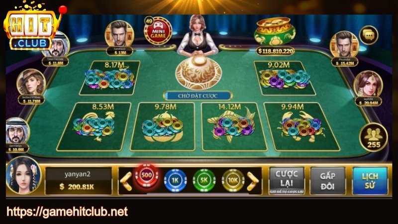 Hướng dẫn đặt cược bầu cua HITCLUB