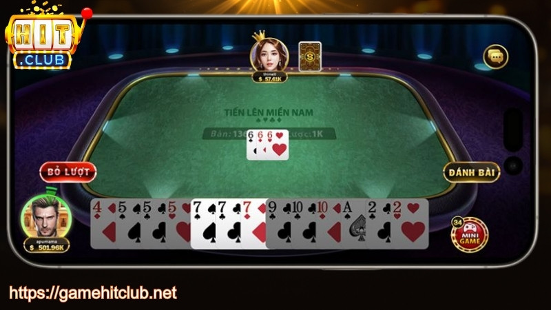 Luật chơi tiến lên miền nam HITCLUB cơ bản