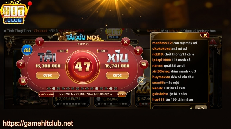 Mini tài xỉu tại cổng game HITCLUB