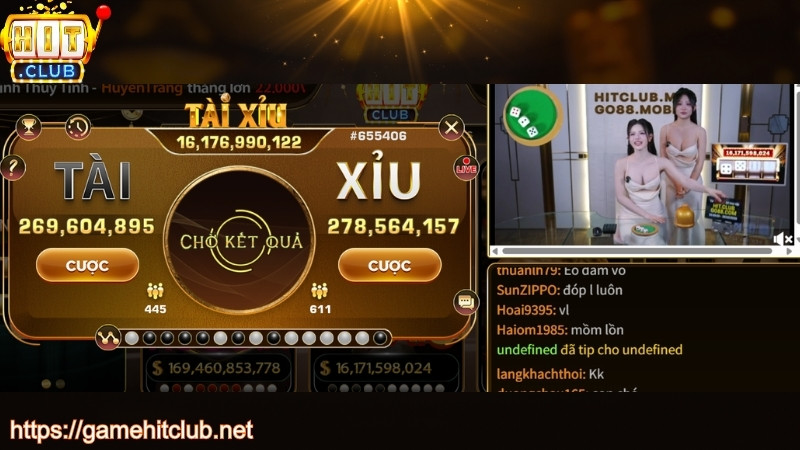 Tài xỉu HITCLUB là tựa game được chơi nhiều nhất
